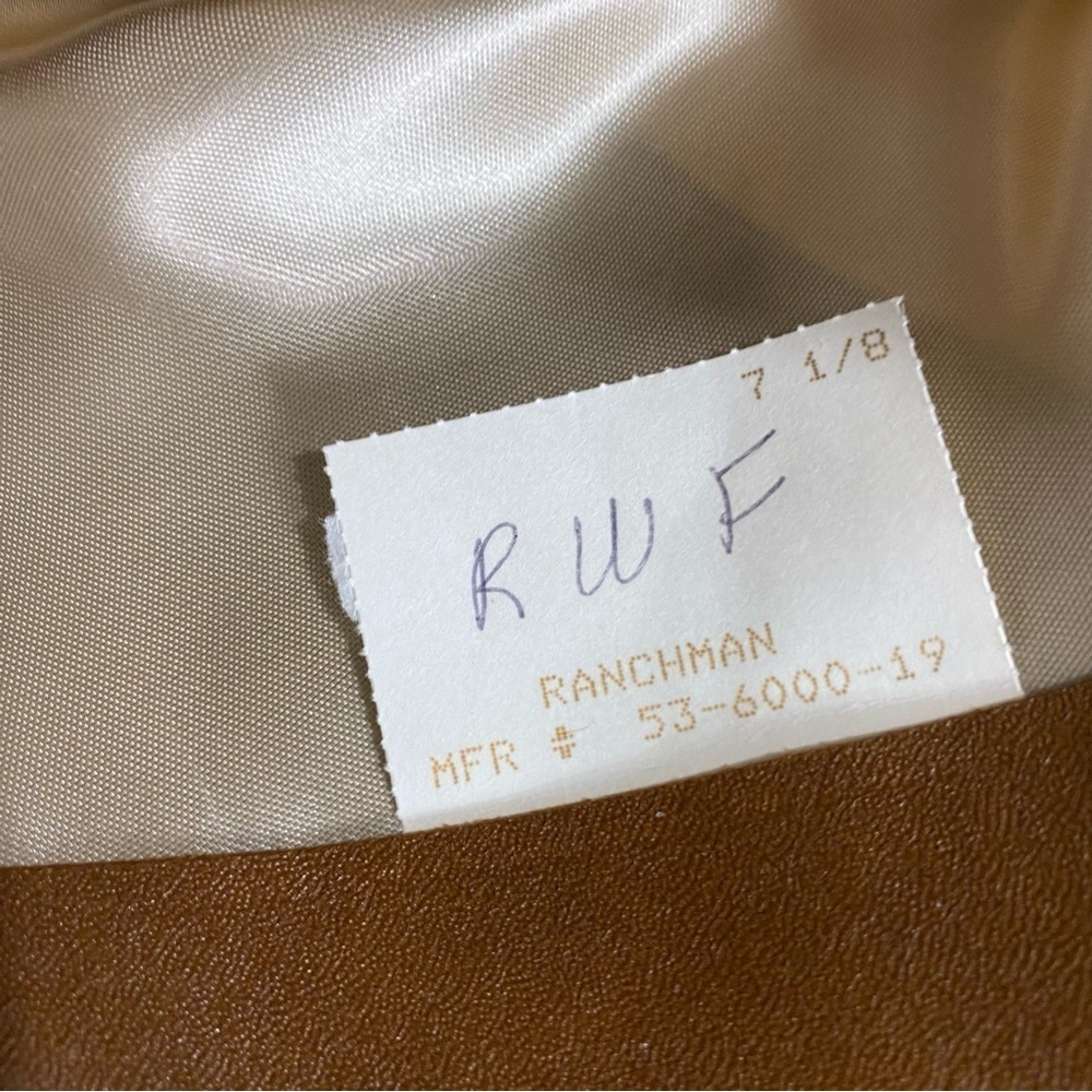 Tan Cowboy Hat with Braided Band - Picture 11 of 12